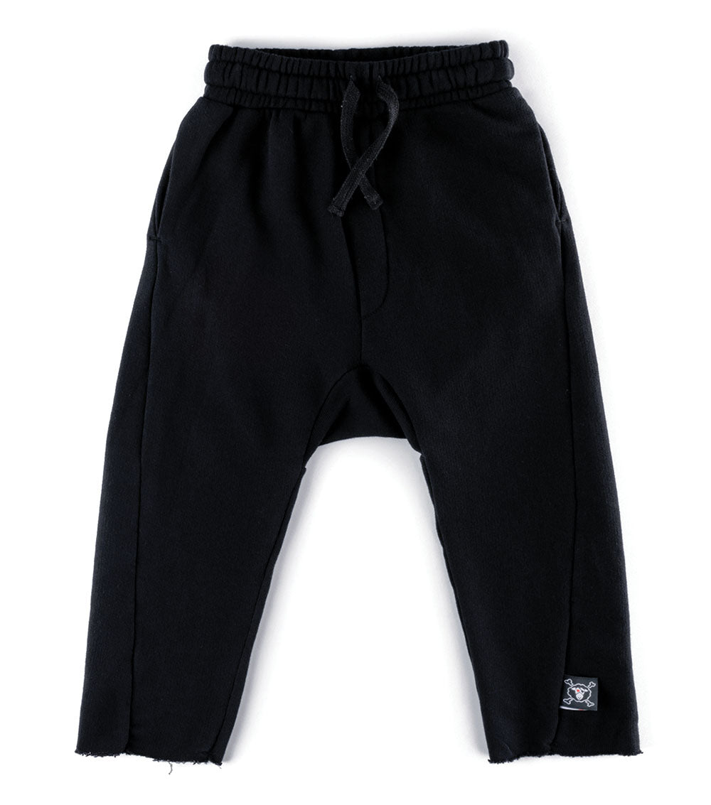 Kid | Raw Pants | Black