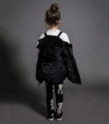 Kid | Hooded Down Vest | Black