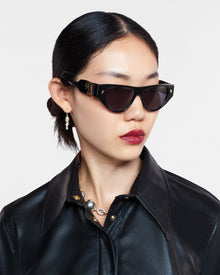 Unisex | Emme Bio-Plastic Cat-Eye Sunglasses | Black