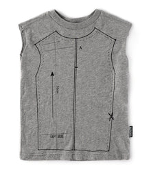 sewing pattern sleeveless shirt 12-18M