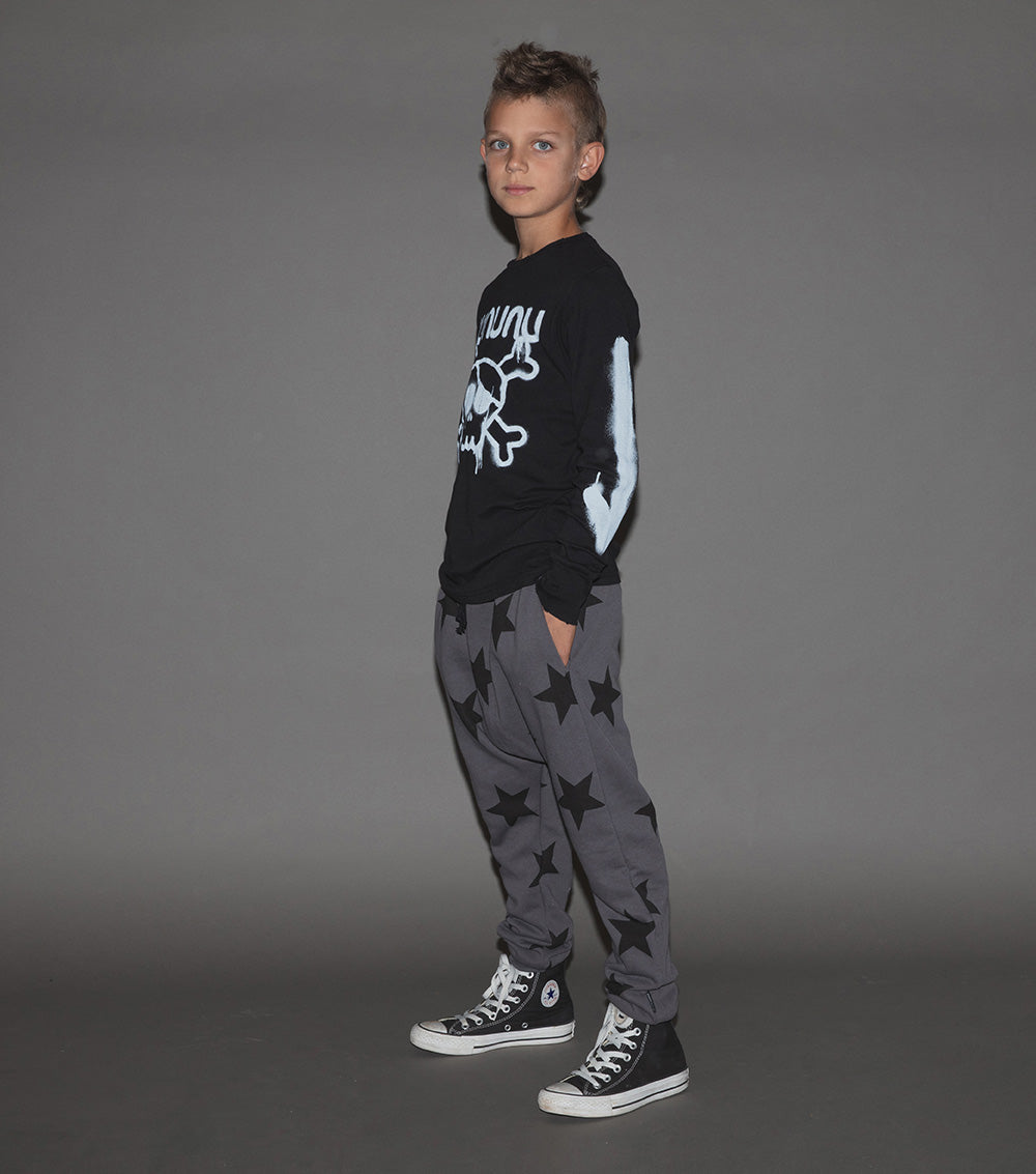 Kid | Sprayed Nununu Shirt | Black