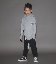 Kid | Nununu Ninja Mask Shirt | Heather Grey