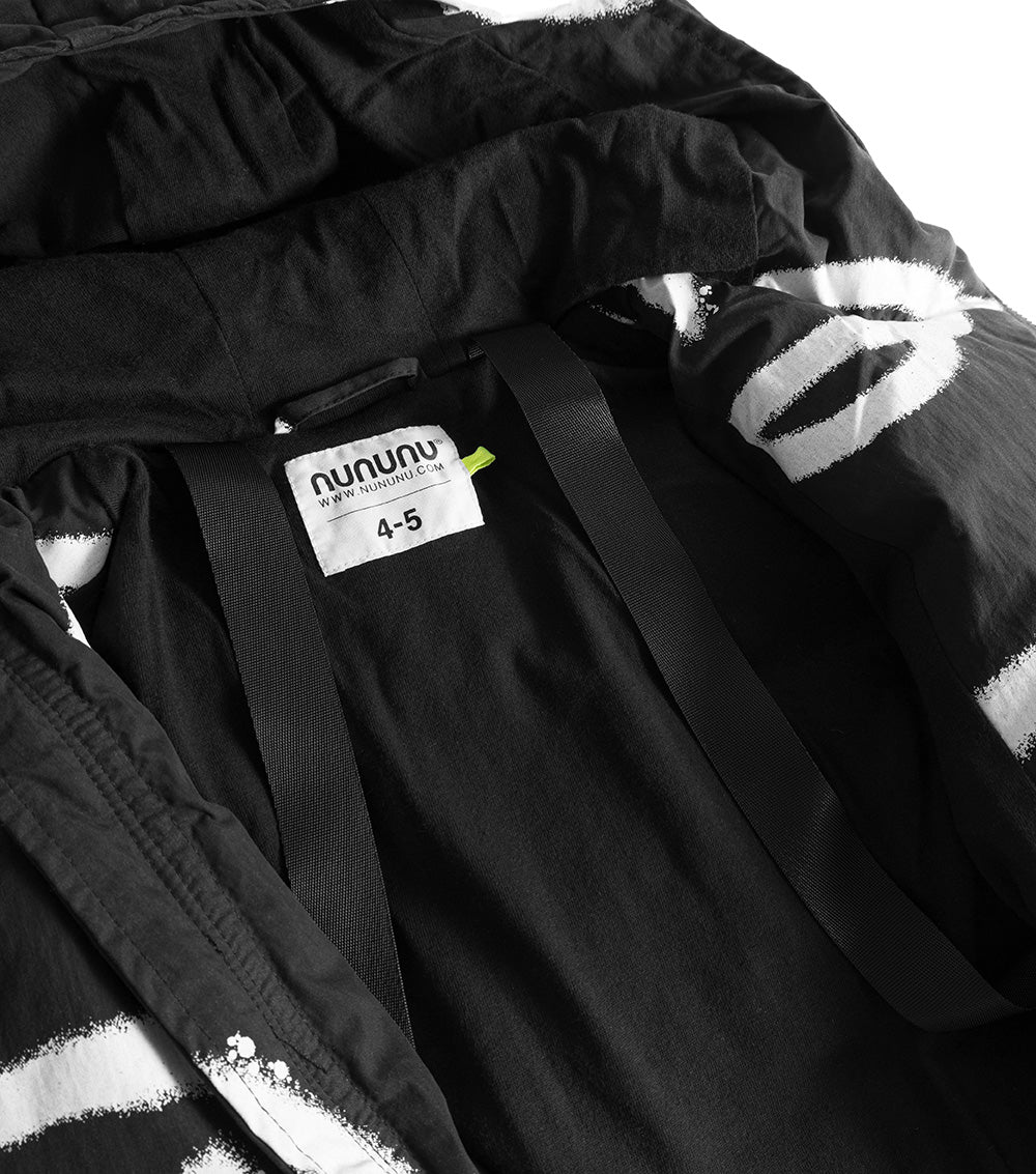 Kid | Sprayed Smiles Down Jacket | Black