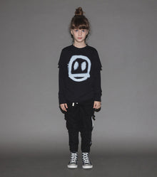 Kid | Patch Cargo Pants | Black