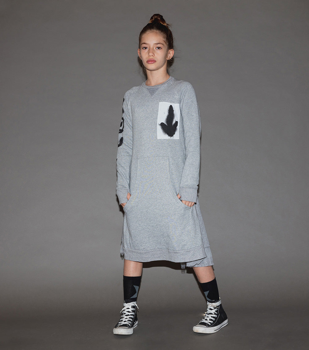 Kid | Total Elements Kangaroo Dress | Black