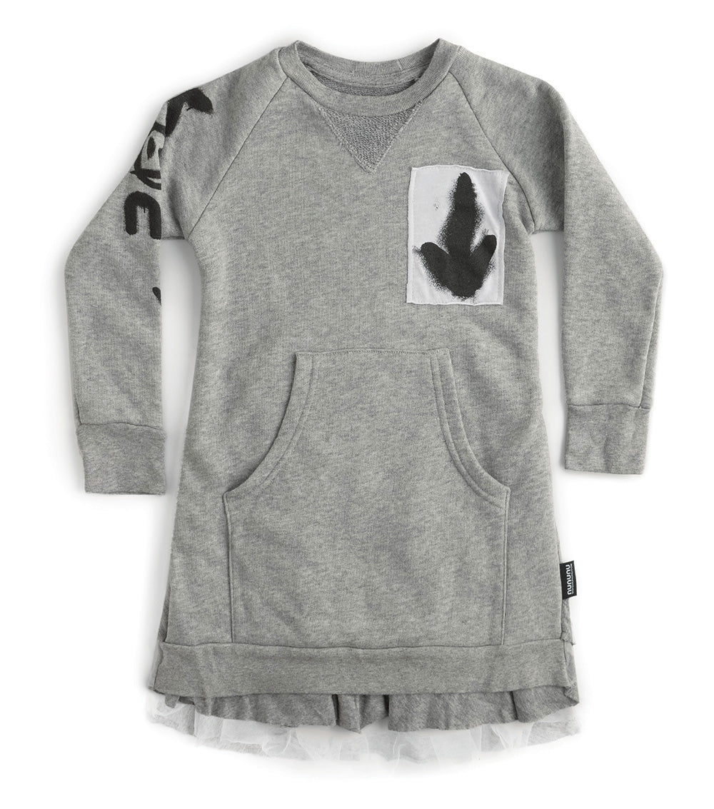 Kid | Total Elements Kangaroo Dress | Heather Grey