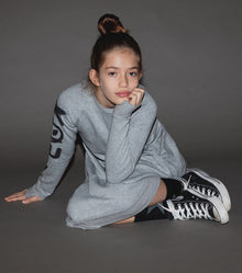 Kid | Total Elements Kangaroo Dress | Heather Grey