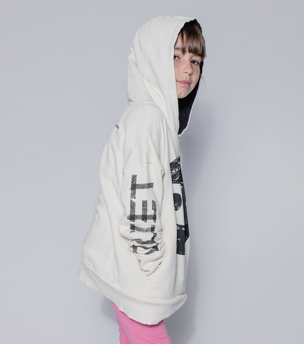 Kid | The Warrior Hoodie | Natural