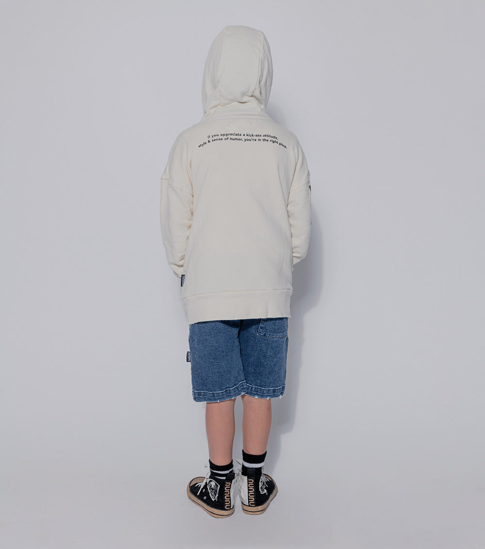 Kid | The Warrior Hoodie | Natural