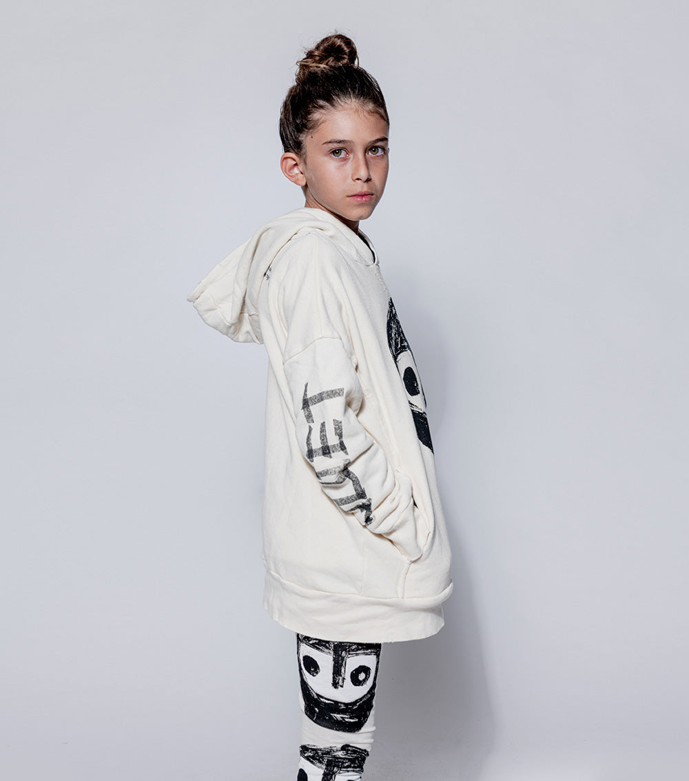 Kid | The Warrior Hoodie | Natural