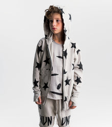 Unisex | Star Light Zip Hoodie | Smokey Grey