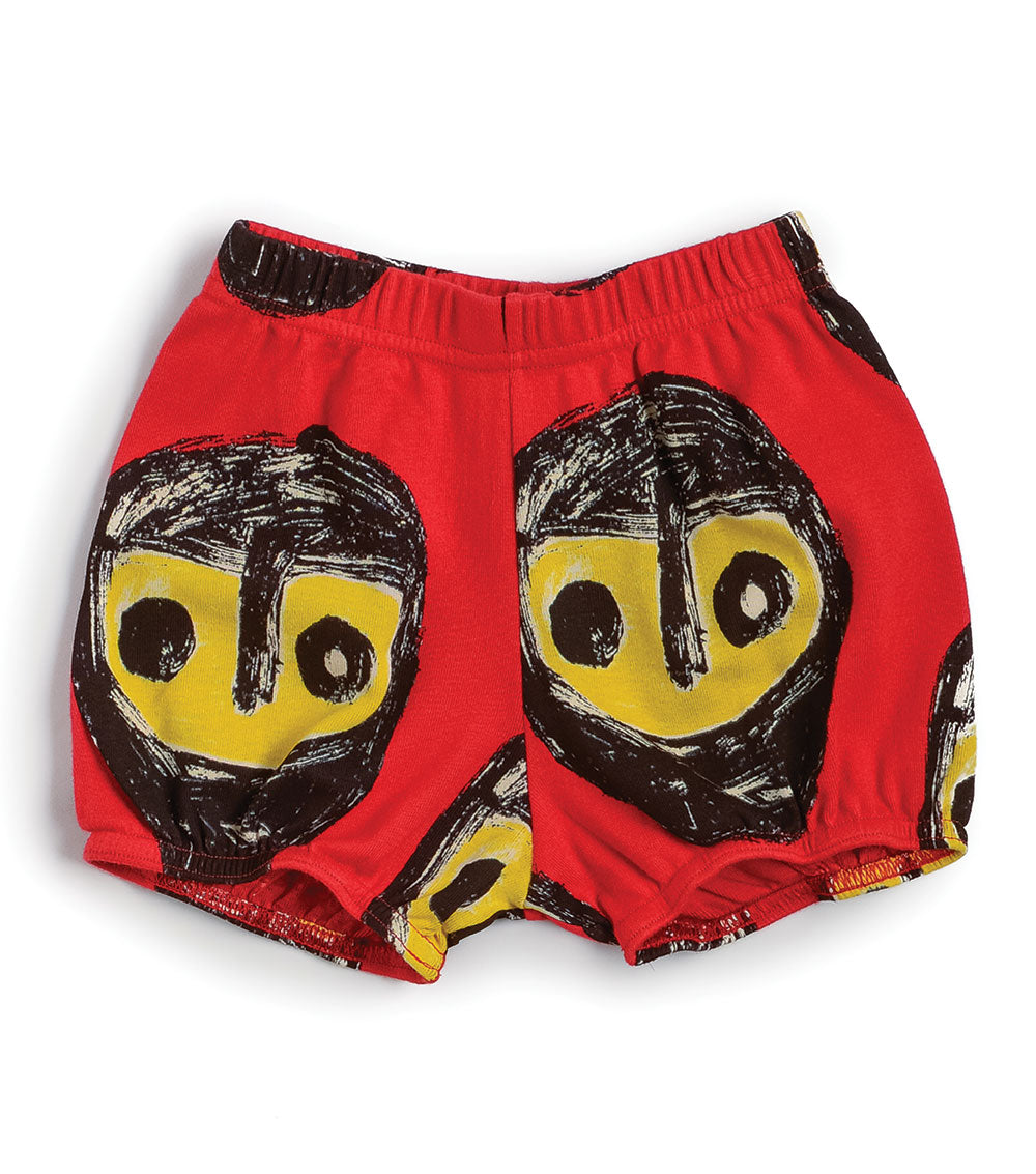 Kid | The Warriors Yoga Shorts | Red