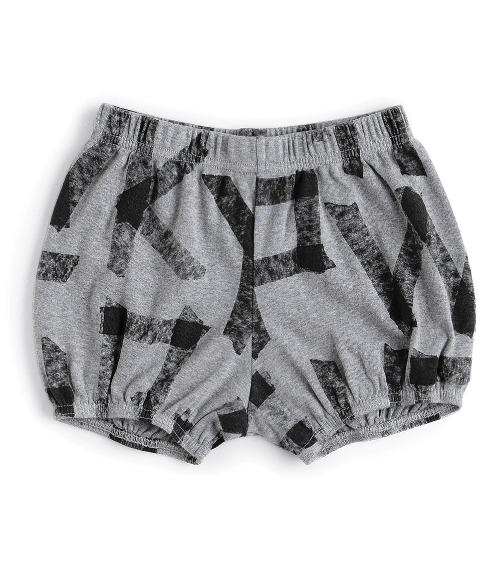 Kid | Masking Tape Yoga Shorts | Heather Grey