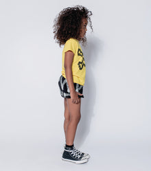 Kid | Masking Tape Yoga Shorts | Black