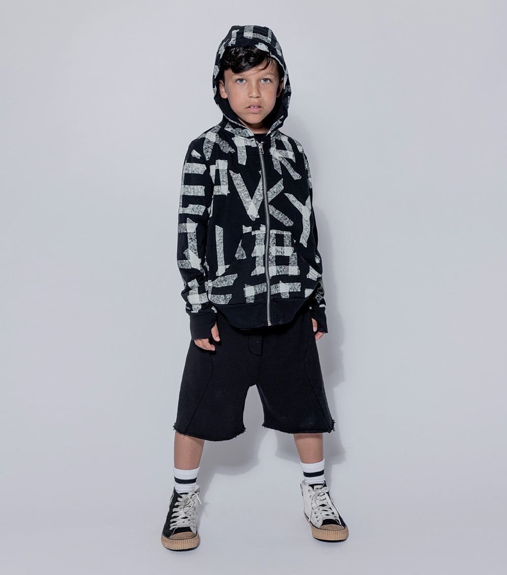 Kid | Solid Sweatshorts | Lava Pink