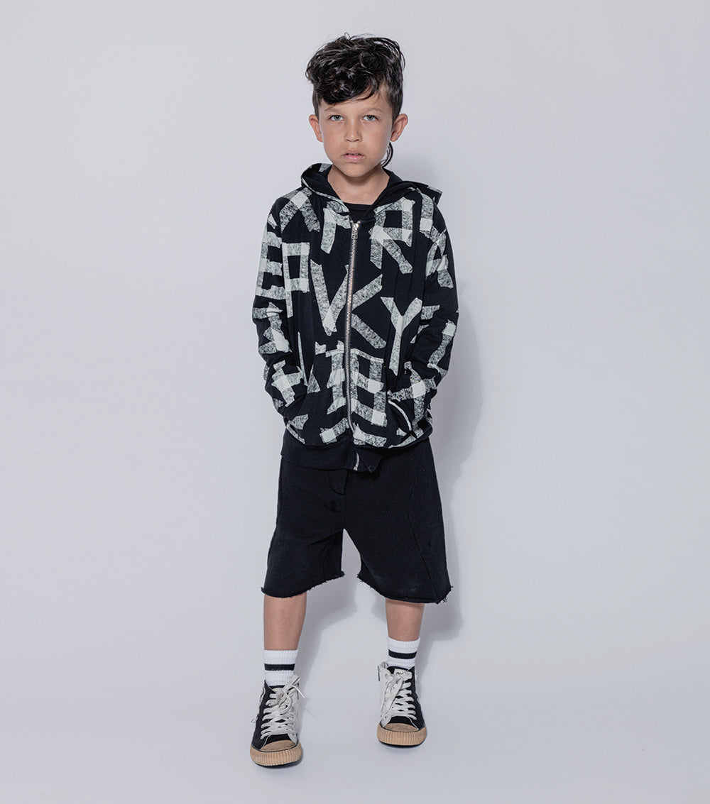 Kid | Solid Sweatshorts | Black