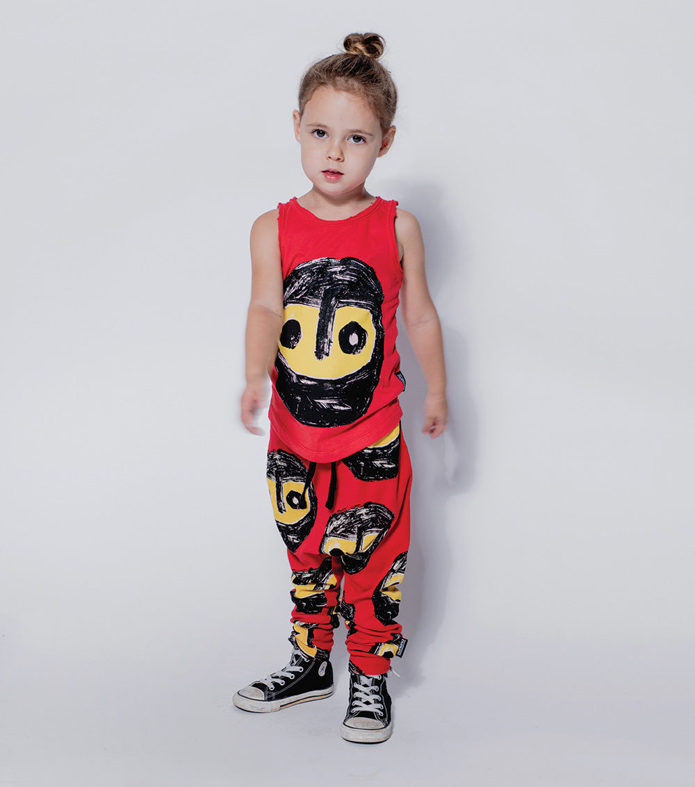 Kid | The Warriors Light Baggy Pants | Heather Grey
