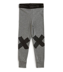Kid | Double X Leggings | Dusty Heather Grey