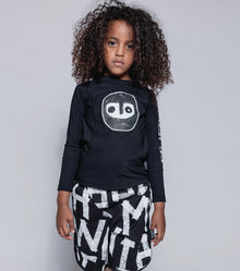 Kid | The Warrior Rashguard | Black