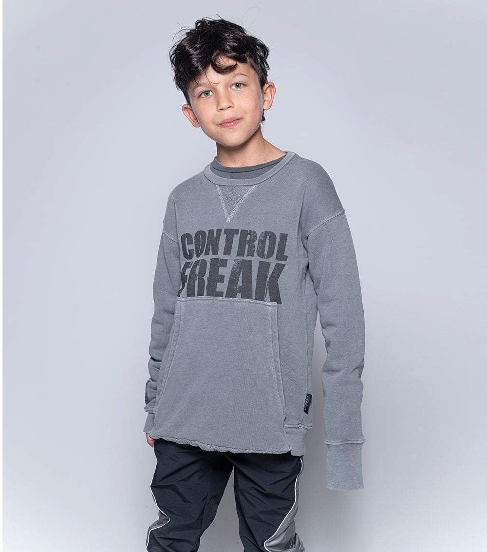 Kid | Kangaroo Sweatshirt | Natural