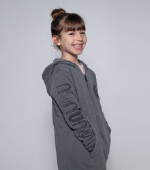 Kid | Mega Zip Hoodie | Vintage Grey
