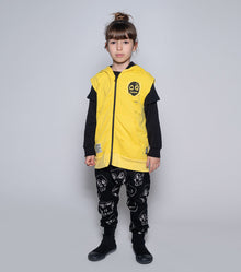 Kid | Scribbled Skulls Baggy Pants | Black