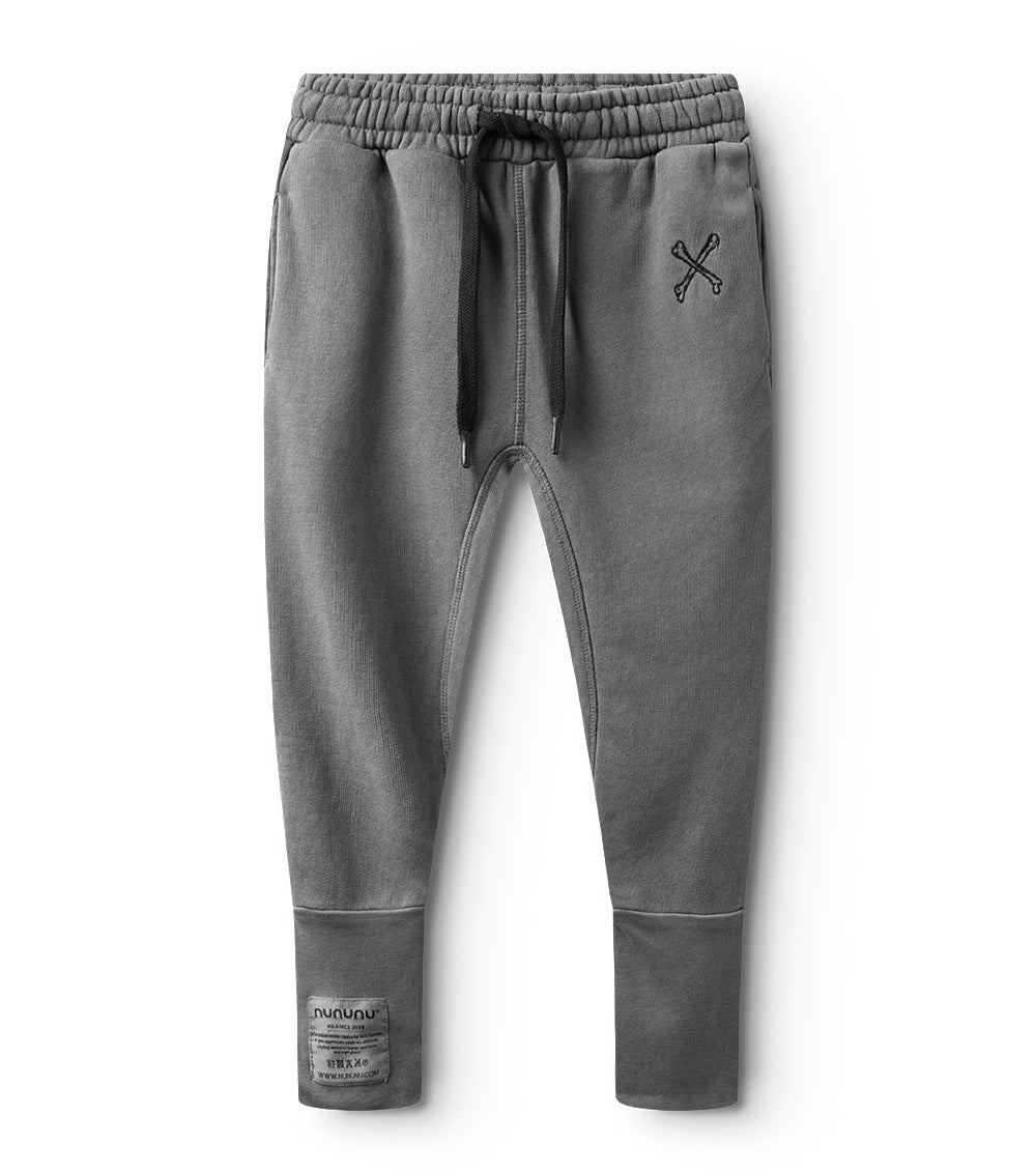 Kid | Cross Bone Sweatpants | Vintage Grey