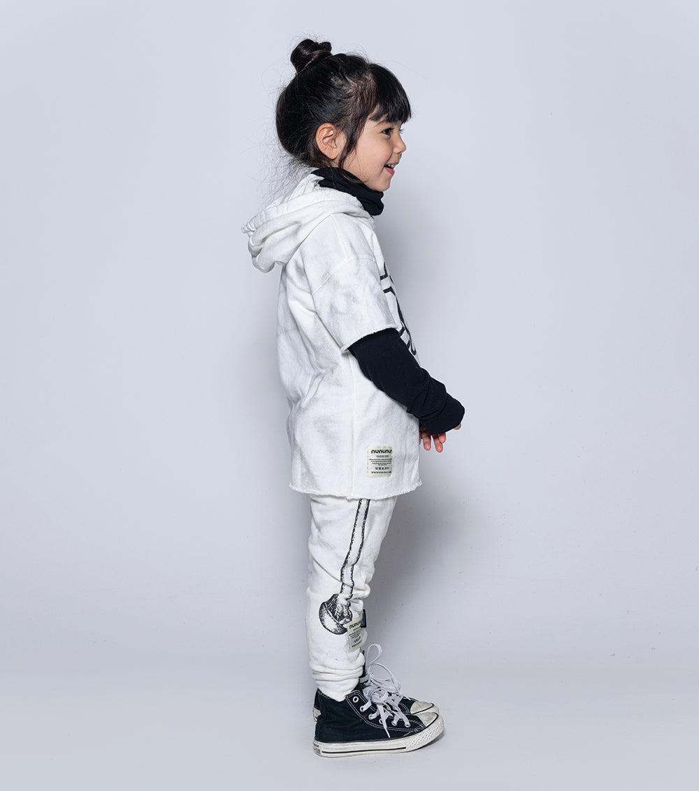 Kid | Side Bone Sweatpants | Dirty White
