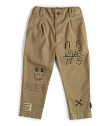 Kid | Total Fw21 Chino Pants | Stone
