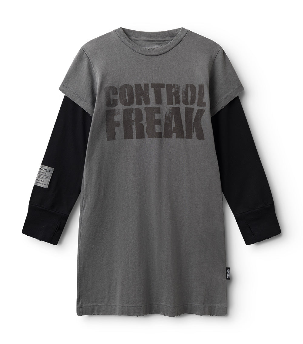 Kid | Towfer Control Freak A Dress | Vintage Grey