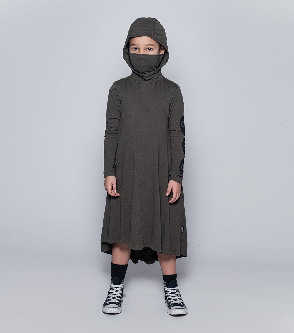 Kid | Ninja 360 Dress | Olive