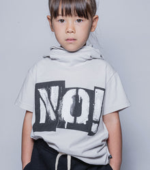 Kid | No! Ninja T-Shirt | Light Grey