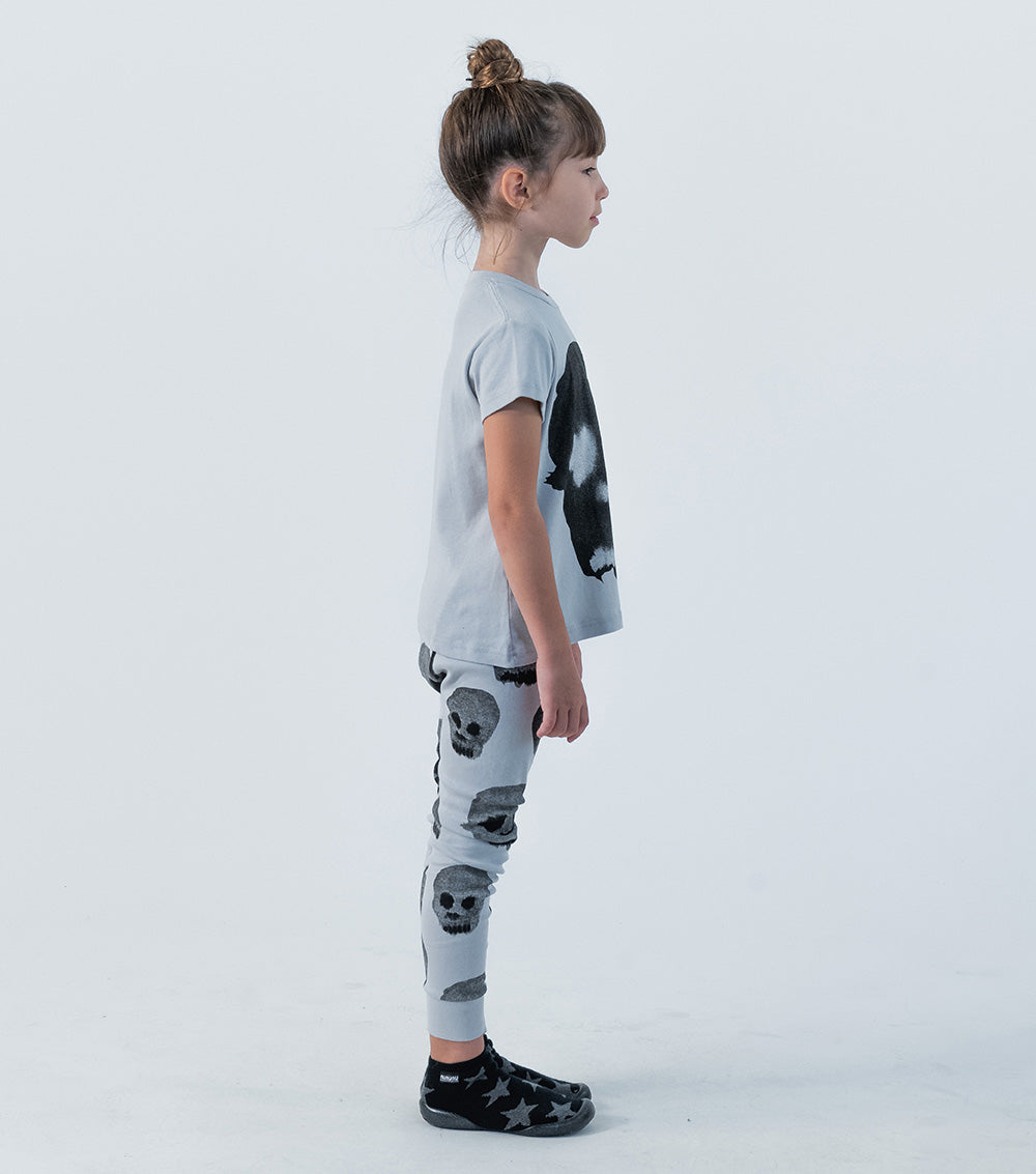 Kid | Water Skull Loungewear | Ice Grey