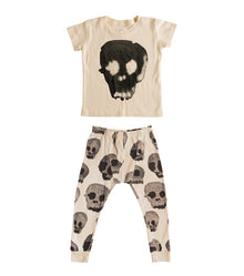 Kid | Water Skull Loungewear | Natural