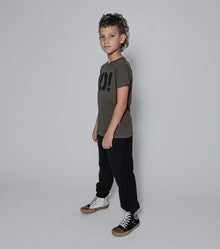Kid | No! T-Shirt | Olive