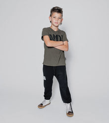 Kid | No! T-Shirt | Olive