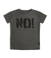 Kid | No! T-Shirt | Vintage Grey