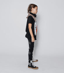 Kid | Rainbow Dude Ninja Shirt | Black x Earth Brown