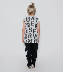 Kid | Abc Sleeveless Shirt | Ice Grey