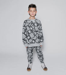Kid | Bandaid Sweatshirt | Heather Grey