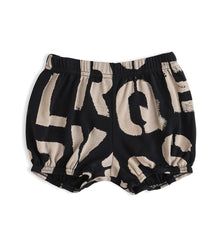 Kid | Abc Yoga Shorts | Black