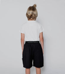 Kid | Airy Pull-On Shorts | Black