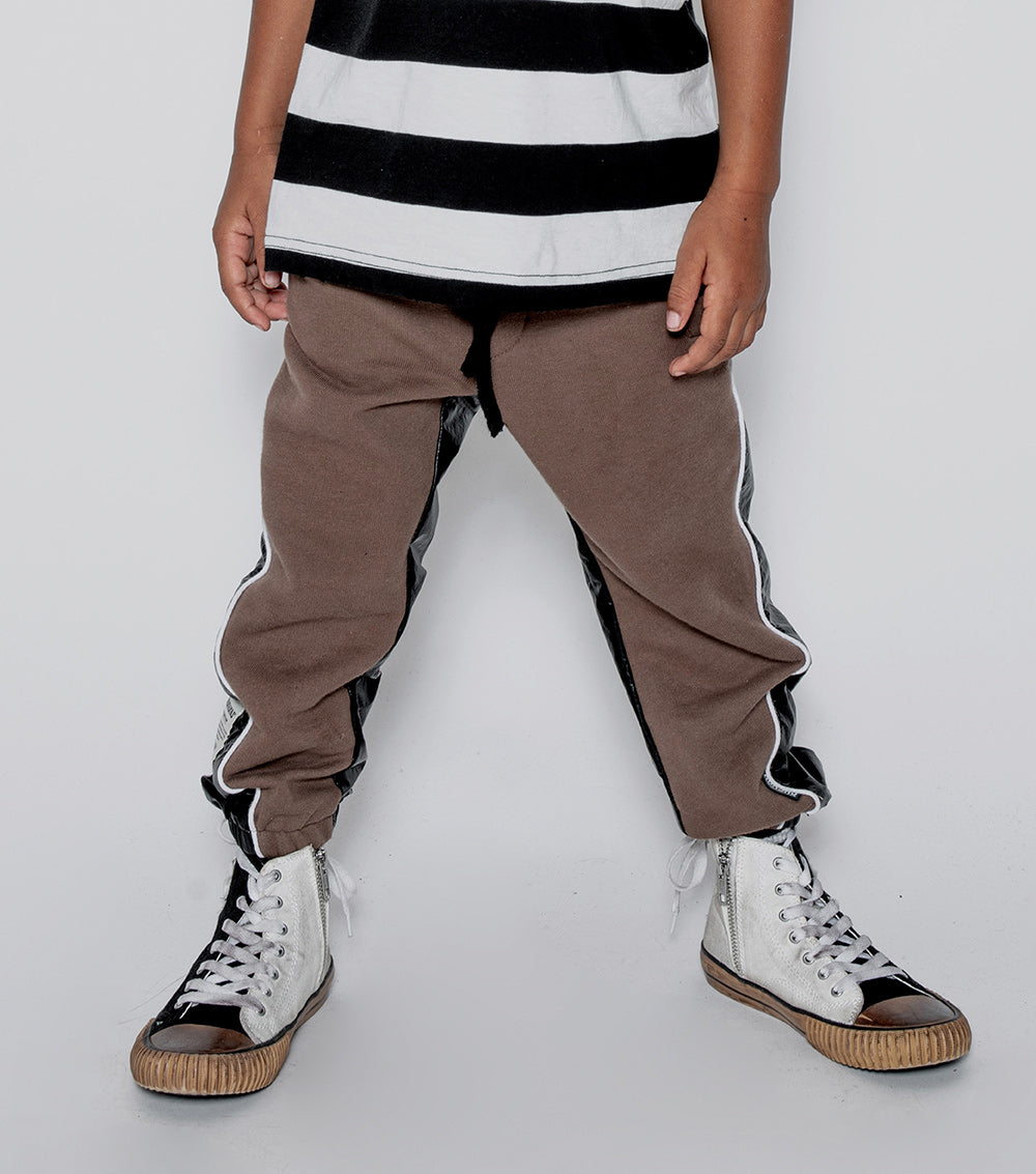 Kid | Angeled Sweatpants | Earth Brown