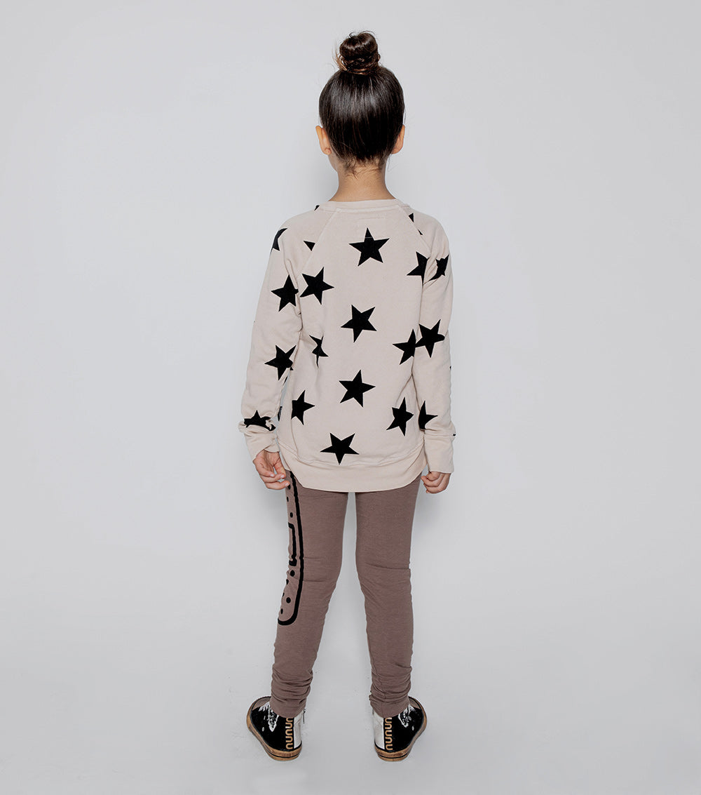 Kid | Bandaid Leggings | Heather Grey