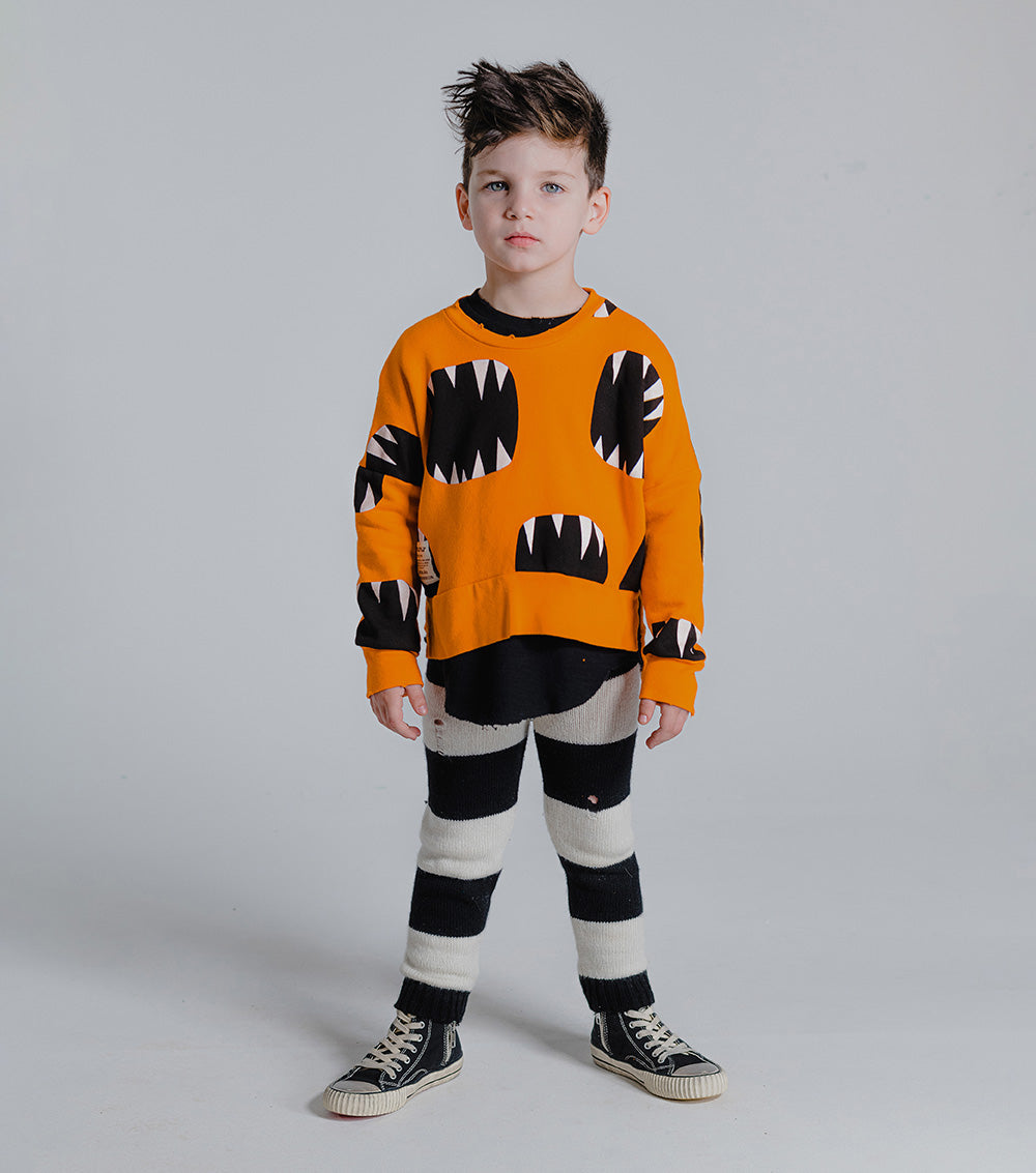 Kid | Roar Box Sweatshirt | Orange