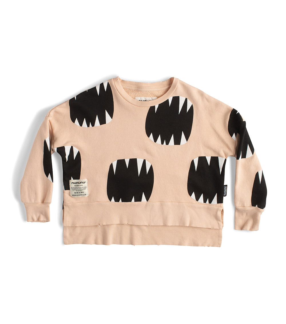 Kid | Roar Box Sweatshirt | Nude