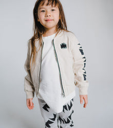 Kid | Woven Bomber Jacket | Natural