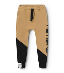 Kid | Colorblock Nununu Baggy Pants | Mocha