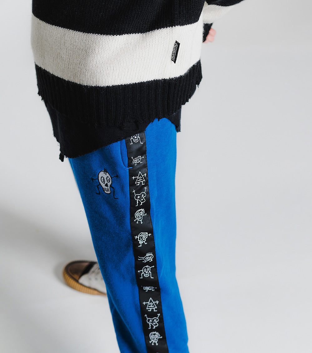 Kid | Side Elements Sweatpants | Blue