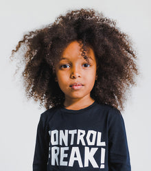 Kid | Goofy Skulls Layered Dress | Black